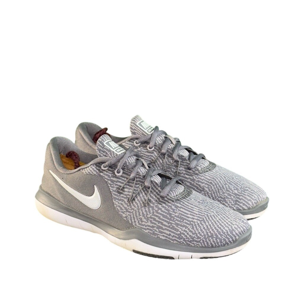 Nike Flex Supreme Trail 6 Wolf Grey White 909014-019 Womens Running Shoes 6.5